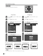 Предварительный просмотр 54 страницы Sharp Aquos LC 30HV6U Operation Manual