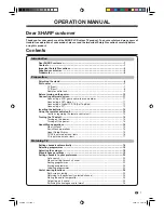 Предварительный просмотр 3 страницы Sharp Aquos LC-32A33X Operation Manual