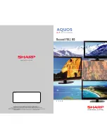 Предварительный просмотр 1 страницы Sharp Aquos LC-32A37M Brochure & Specs