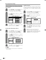 Предварительный просмотр 23 страницы Sharp Aquos LC-32AX3X Operation Manual