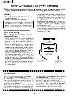 Предварительный просмотр 2 страницы Sharp Aquos LC-32AX3X Service Manual