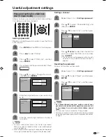 Preview for 28 page of Sharp Aquos LC-32AX5H Operation Manual