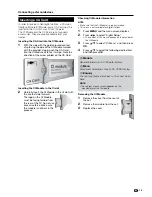 Preview for 21 page of Sharp Aquos LC-32B20E Operation Manual