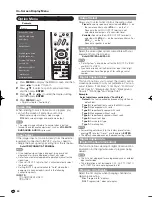 Preview for 42 page of Sharp AQUOS LC-32BD60U Operation Manual