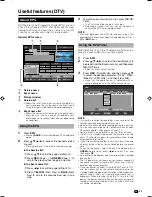 Preview for 31 page of Sharp AQUOS LC-32BT8E Operation Manual