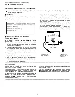 Предварительный просмотр 2 страницы Sharp Aquos LC-32D44E Service Manual