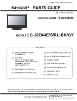 Предварительный просмотр 117 страницы Sharp Aquos LC-32D44E Service Manual