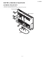 Предварительный просмотр 13 страницы Sharp Aquos LC-32D44U Service Manual