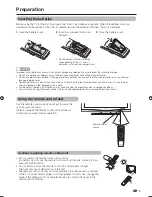 Предварительный просмотр 7 страницы Sharp Aquos LC-32D53X Operation Manual