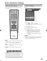 Предварительный просмотр 19 страницы Sharp Aquos LC-32D53X Operation Manual