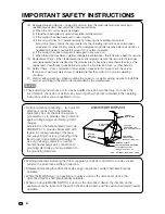 Предварительный просмотр 6 страницы Sharp Aquos LC-32D59U Operation Manual