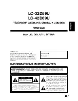 Предварительный просмотр 53 страницы Sharp Aquos LC-32D59U Operation Manual