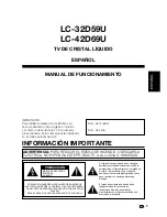 Предварительный просмотр 103 страницы Sharp Aquos LC-32D59U Operation Manual