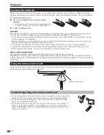 Предварительный просмотр 8 страницы Sharp Aquos LC-32DH77E Operation Manual