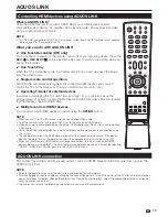 Предварительный просмотр 21 страницы Sharp Aquos LC-32DH77E Operation Manual