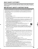 Preview for 5 page of Sharp Aquos LC-32E67U Operation Manual