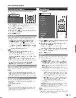 Preview for 25 page of Sharp Aquos LC-32E67U Operation Manual