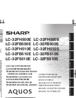 Sharp Aquos LC-32FB500E (Spanish) Manual De Instrucciones preview