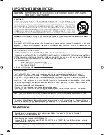 Preview for 3 page of Sharp Aquos LC-32G4U Operation Manual