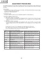 Preview for 20 page of Sharp Aquos LC-32G4U Service Manual