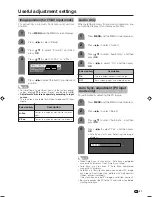 Preview for 39 page of Sharp Aquos LC-32GA3E Operation Manual