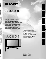 Sharp AQUOS LC-32GA4E Operation Manual предпросмотр