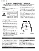 Предварительный просмотр 2 страницы Sharp Aquos LC-32GD4U Service Manual