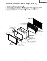 Предварительный просмотр 21 страницы Sharp Aquos LC-32GD4U Service Manual