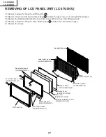 Предварительный просмотр 22 страницы Sharp Aquos LC-32GD4U Service Manual