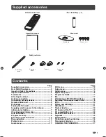 Preview for 3 page of Sharp Aquos LC-32L400X Operation Manual