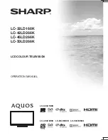 Sharp Aquos LC-32LD166K Operation Manual предпросмотр