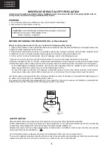 Preview for 4 page of Sharp Aquos LC-32LD166K Service Manual