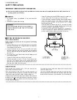 Предварительный просмотр 2 страницы Sharp Aquos LC-32LE144E Service Manual