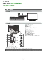 Предварительный просмотр 6 страницы Sharp Aquos LC-32LE150M Service Manual