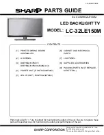 Предварительный просмотр 46 страницы Sharp Aquos LC-32LE150M Service Manual