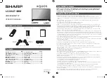 Предварительный просмотр 1 страницы Sharp AQUOS LC-32LE180M Operation Manual