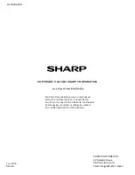 Предварительный просмотр 38 страницы Sharp Aquos LC-32LE244E Service Manual