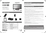 Sharp Aquos LC-32LE265M Operation Manual preview