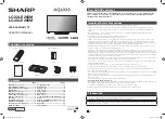 Sharp Aquos LC-32LE265M Operation Manual предпросмотр