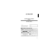 Предварительный просмотр 2 страницы Sharp Aquos LC-32LE450U Operation Manual