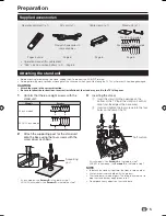 Предварительный просмотр 7 страницы Sharp Aquos LC-32LE700S Operation Manual