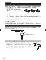 Предварительный просмотр 8 страницы Sharp Aquos LC-32LE700S Operation Manual