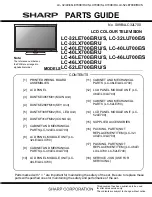 Предварительный просмотр 127 страницы Sharp Aquos LC-32LE700S Service Manual