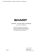 Предварительный просмотр 164 страницы Sharp Aquos LC-32LE700S Service Manual