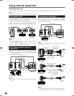 Предварительный просмотр 10 страницы Sharp Aquos LC-32RA1E Operation Manual