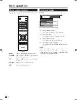 Предварительный просмотр 12 страницы Sharp Aquos LC-32RA1E Operation Manual