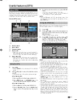 Предварительный просмотр 31 страницы Sharp Aquos LC-32RD1E Operation Manual