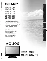 Предварительный просмотр 1 страницы Sharp Aquos LC-32RD2E Operation Manual