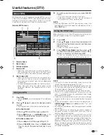 Предварительный просмотр 31 страницы Sharp Aquos LC-32RD2E Operation Manual