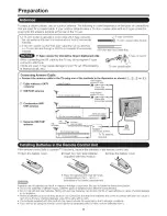 Предварительный просмотр 8 страницы Sharp AQUOS LC-32SB24U Operation Manual